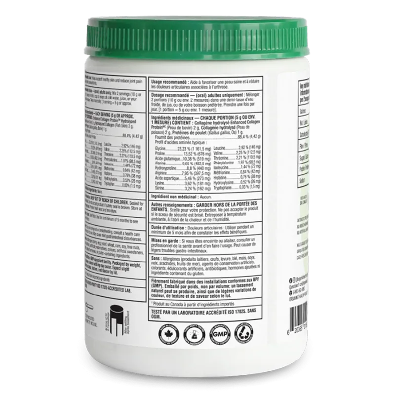 Full Spectrum Enhanced Collagen 250 g | Safest & Easiest Shopping Vitamins Online | VITASHOP