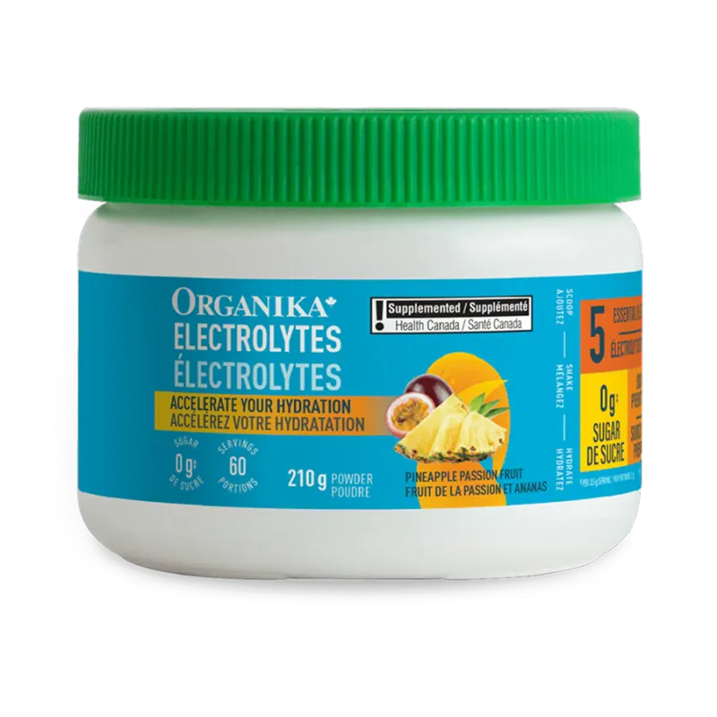 Organika Electrolytes Pineapple Passion 210 g (60 Servings) | Unbeatable Prices, Daily Deals | VITASHOP