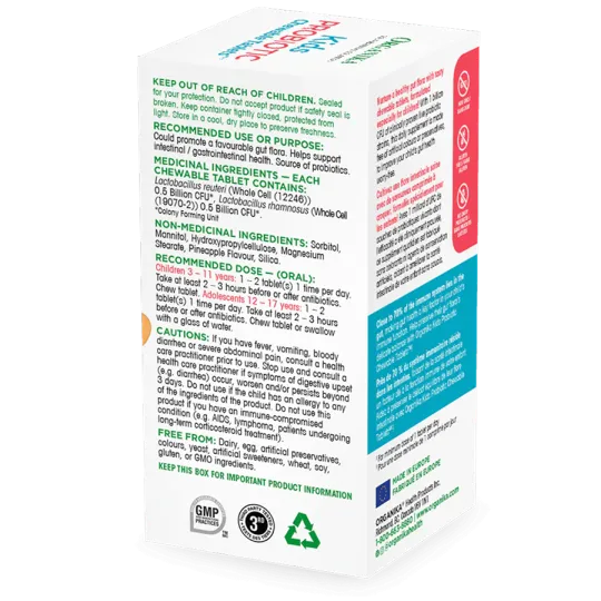 Kids Chewable Probiotic 30 Tablets | Safest & Easiest Shopping Vitamins Online | VITASHOP