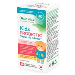 Organika Kids Chewable Probiotic 30 Tablets | Unbeatable Prices, Daily Deals | VITASHOP
