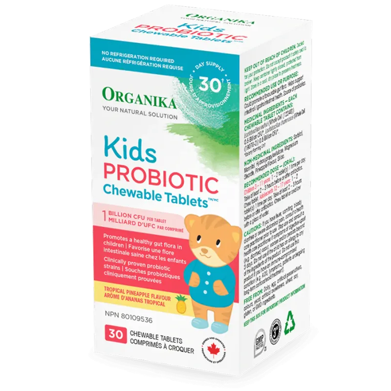 Kids Chewable Probiotic 30 Tablets | Safest & Easiest Shopping Vitamins Online | VITASHOP