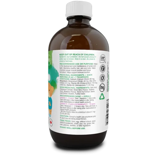 Organika Kids Liquid Calcium 450 ml | Unbeatable Prices, Daily Deals | VITASHOP