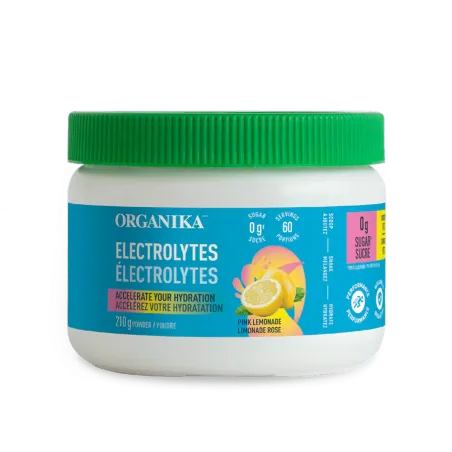 Organika 오가니카 Organika Electrolytes 파우더 핑크 레모네이드 210g | 매일 업데이트되는 특가 상품 | VITASHOP