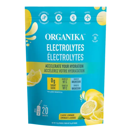 Organika Electrolytes Sachets Classic Lemonade 3.5 G X 20 Sachets | Unbeatable Prices, Daily Deals | VITASHOP