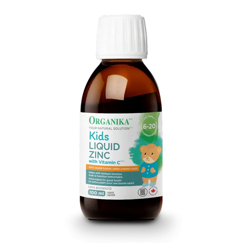 Organika Kids Liquid Zinc + Vitamin C 100 ml | 每天不同折扣, 全网最低价格 | 种类齐全的保健品店铺 VITASHOP, 只有你想不到, 没有你买不到 !