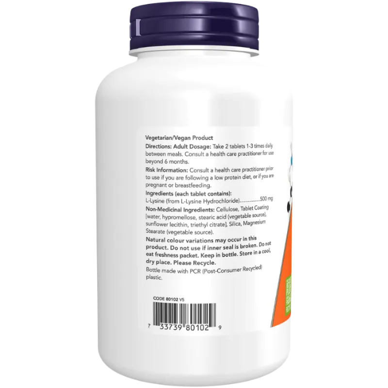NOW Foods 나우 푸드 L-라이신 500mg 250정 | 매일 업데이트되는 특가 상품 | VITASHOP