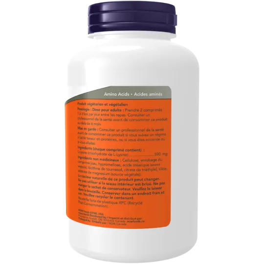 L-Lysine 500mg 250tab | Safest & Easiest Shopping Vitamins Online | VITASHOP
