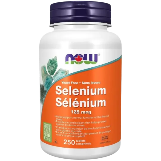 NOW Foods Selenium 125 mcg Yeast Free 250 Tablets | Unbeatable Prices, Daily Deals | VITASHOP