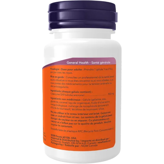 NOW Foods 나우 푸드 비타민 E 함유 CoQ10 100mg, 소프트젤 50정 | 매일 업데이트되는 특가 상품 | VITASHOP