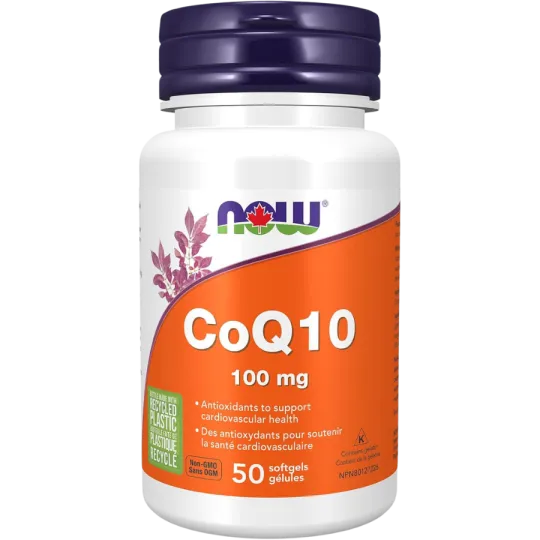 CoQ10 100 mg avec vitamine E, 50 gélules | Safest & Easiest Shopping Vitamins Online | VITASHOP