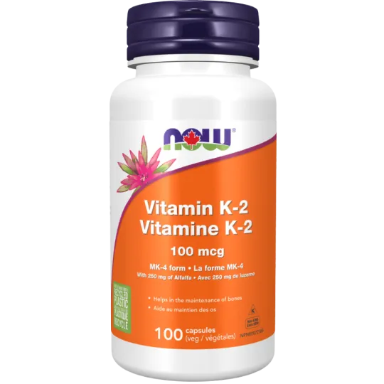 NOW Foods 나우 푸드 비타민 K-2 100mcg, 식물성 캡슐 100정 | 매일 업데이트되는 특가 상품 | VITASHOP