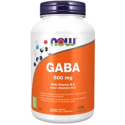 NOW Foods 나우 푸드 GABA 500 mg, 200 캡슐 | 매일 업데이트되는 특가 상품 | VITASHOP