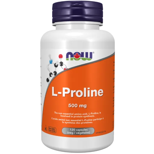 NOW Foods 나우 푸드 L-프롤린 500 mg, 120 캡슐 | 매일 업데이트되는 특가 상품 | VITASHOP