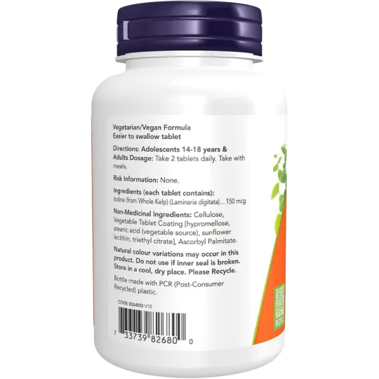 NOW Foods Kelp 150 mcg, 200 Tablets | Unbeatable Prices, Daily Deals | VITASHOP