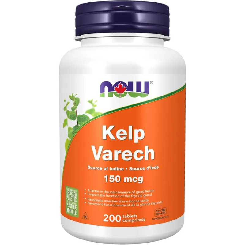 NOW Foods Kelp 150 mcg, 200 Tablets | Unbeatable Prices, Daily Deals | VITASHOP