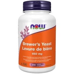NOW Foods Brewer's Yeast 650 mg, 200 Tablets | 每天不同折扣, 全网最低价格 | 种类齐全的保健品店铺 VITASHOP, 只有你想不到, 没有你买不到 !