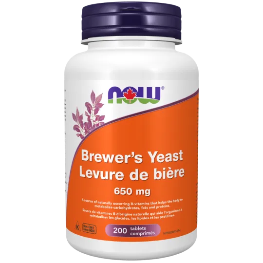 NOW Foods Brewer's Yeast 650 mg, 200 Tablets | 每天不同折扣, 全网最低价格 | 种类齐全的保健品店铺 VITASHOP, 只有你想不到, 没有你买不到 !