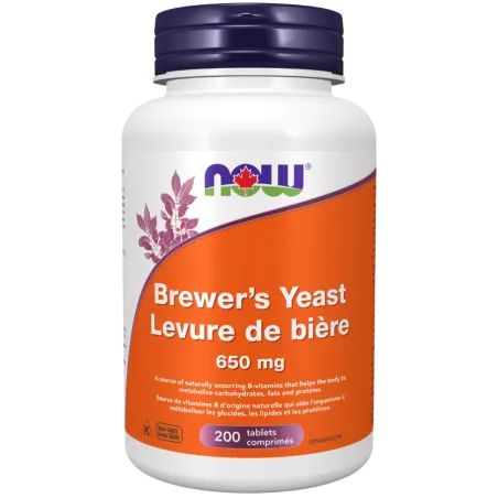 NOW Foods Brewer's Yeast 650 mg, 200 Tablets | Unbeatable Prices, Daily Deals | VITASHOP