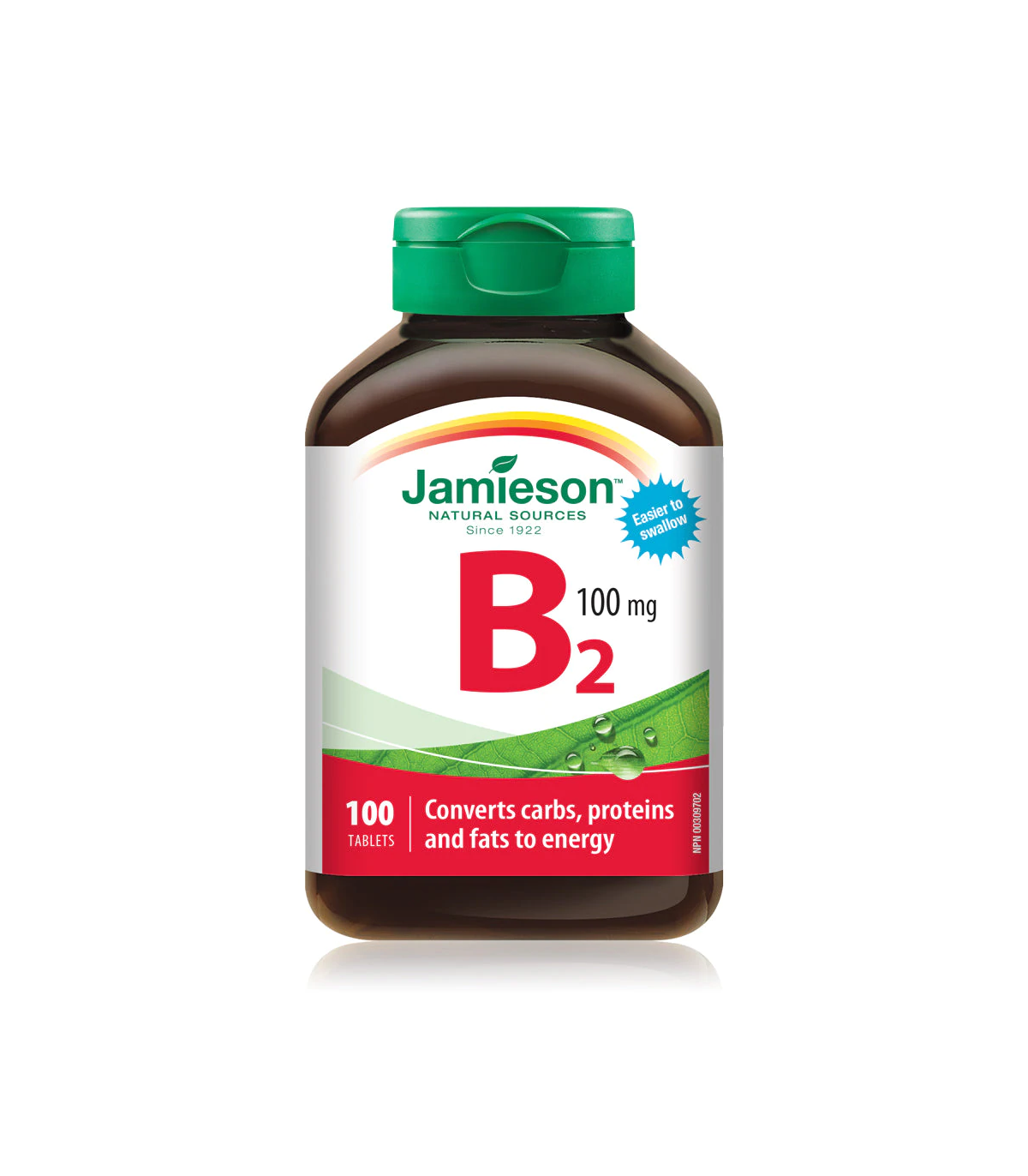 Vitamin B2 (Riboflavin) 100 Tablets | Safest & Easiest Shopping Vitamins Online | VITASHOP
