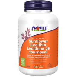 Lécithine de tournesol 1200 mg, 100 gélules | Safest & Easiest Shopping Vitamins Online | VITASHOP
