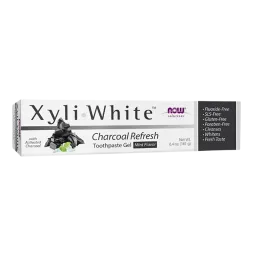 NOW Foods XyliWhite Charcoal Refresh Toothpaste Gel, 181 g | Unbeatable Prices, Daily Deals | VITASHOP
