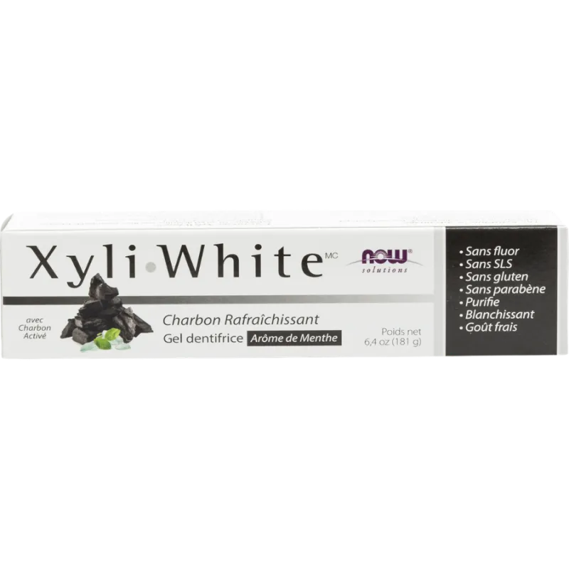 NOW Foods 나우 푸드 XyliWhite 차콜 리프레시 치약 젤, 181g | 매일 업데이트되는 특가 상품 | VITASHOP