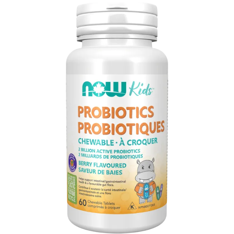 NOW Foods Kids Probiotic 60 chewable tablets FRIDGE | Unbeatable Prices, Daily Deals | VITASHOP