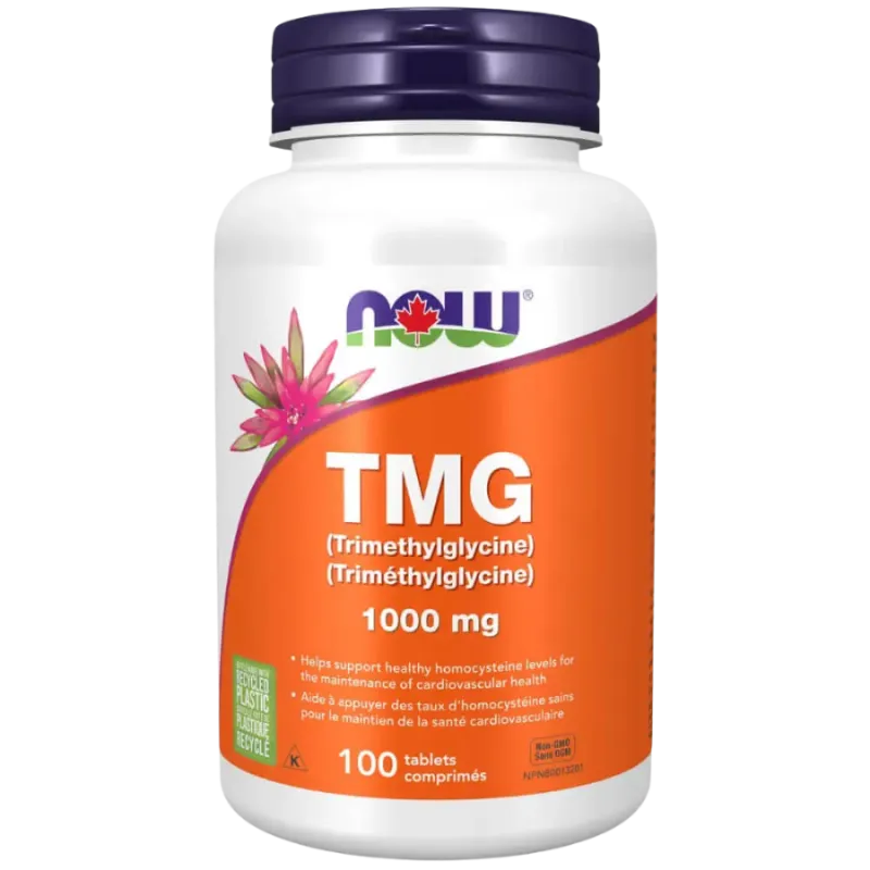 TMG (Triméthylglycine) 1000 mg, 100 comprimés | Safest & Easiest Shopping Vitamins Online | VITASHOP