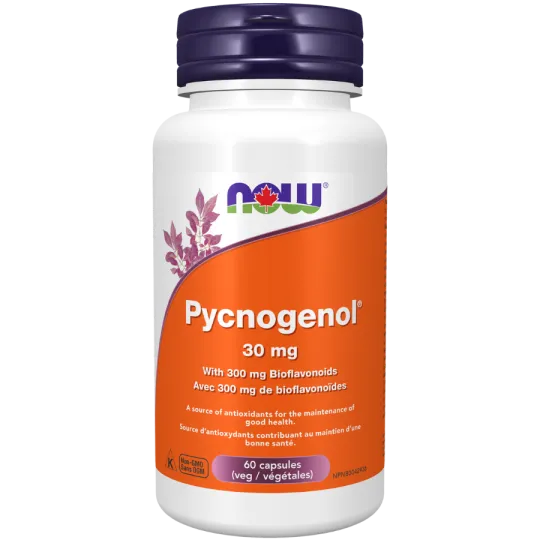 Pycnogenol 30 mg avec bioflavonoïdes, 60 capsules | Safest & Easiest Shopping Vitamins Online | VITASHOP