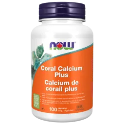 NOW Foods Coral Calcium Plus, 100 Veg Capsules | Unbeatable Prices, Daily Deals | VITASHOP