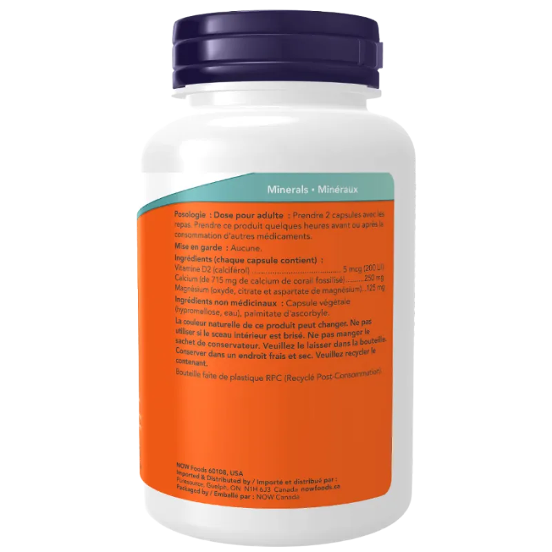 Coral Calcium Plus, 100 Capsules Végétales | Safest & Easiest Shopping Vitamins Online | VITASHOP