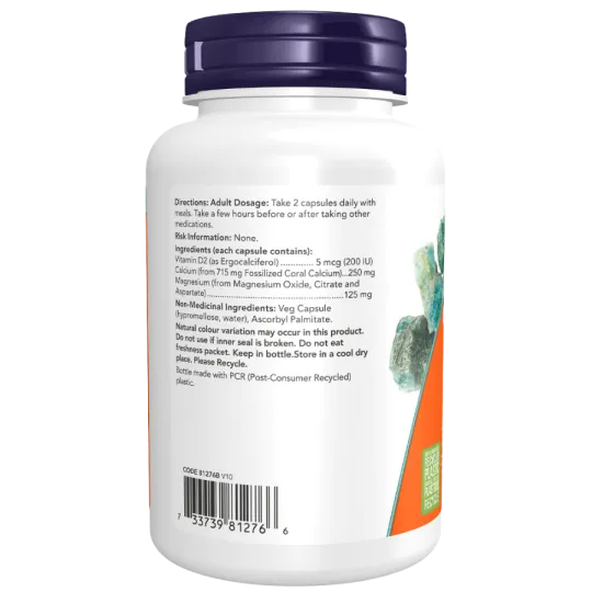 NOW Foods 나우 푸드 산호 칼슘 플러스, 식물성 캡슐 100정 | 매일 업데이트되는 특가 상품 | VITASHOP