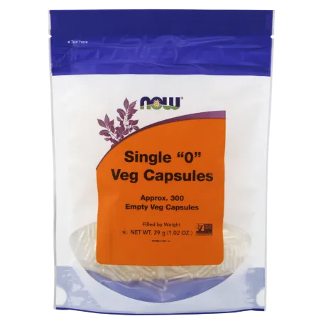 NOW Foods Empty Veg Capsule Size 0, 300 Veg Capsules | Unbeatable Prices, Daily Deals | VITASHOP