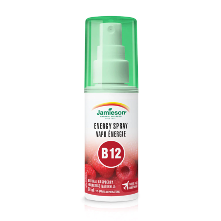 Vitamin B12 Energy Spray Natural Raspberry 58 ml | Safest & Easiest Shopping Vitamins Online | VITASHOP
