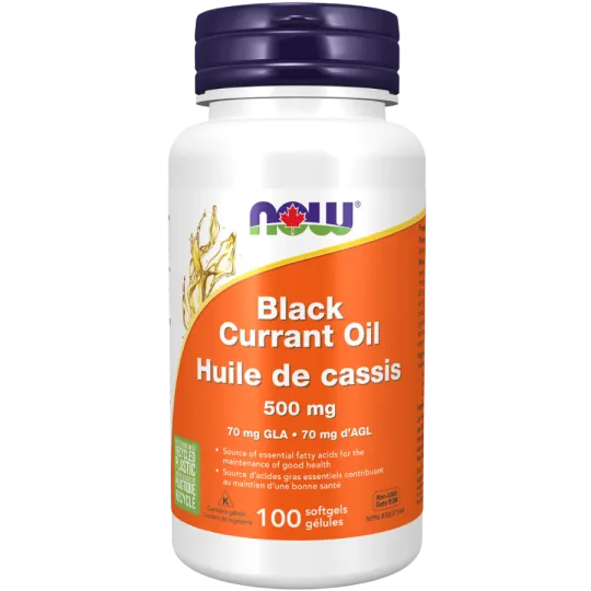 Huile de cassis 500 mg, 100 gélules | Safest & Easiest Shopping Vitamins Online | VITASHOP
