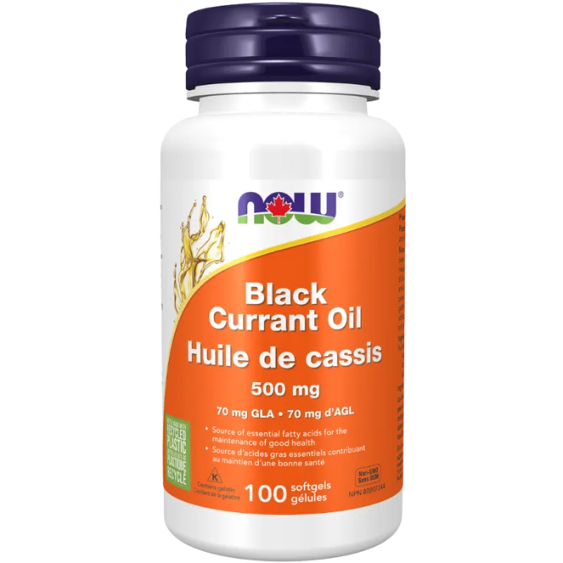 NOW Foods 나우 푸드 블랙 커런트 오일 500 mg, 100 소프트젤 | 매일 업데이트되는 특가 상품 | VITASHOP