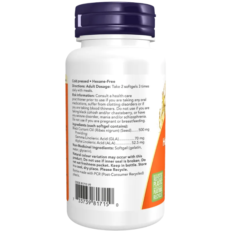 NOW Foods Black Currant Oil 500 mg, 100 Softgels | 每天不同折扣, 全网最低价格 | 种类齐全的保健品店铺 VITASHOP, 只有你想不到, 没有你买不到 !