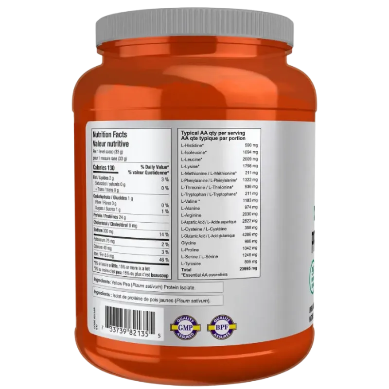 NOW Foods 나우 푸드 무맛 완두콩 단백질, 907g | 매일 업데이트되는 특가 상품 | VITASHOP