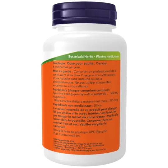 NOW Foods 나우 푸드 유기농 스피루리나 500mg, 200정 | 매일 업데이트되는 특가 상품 | VITASHOP