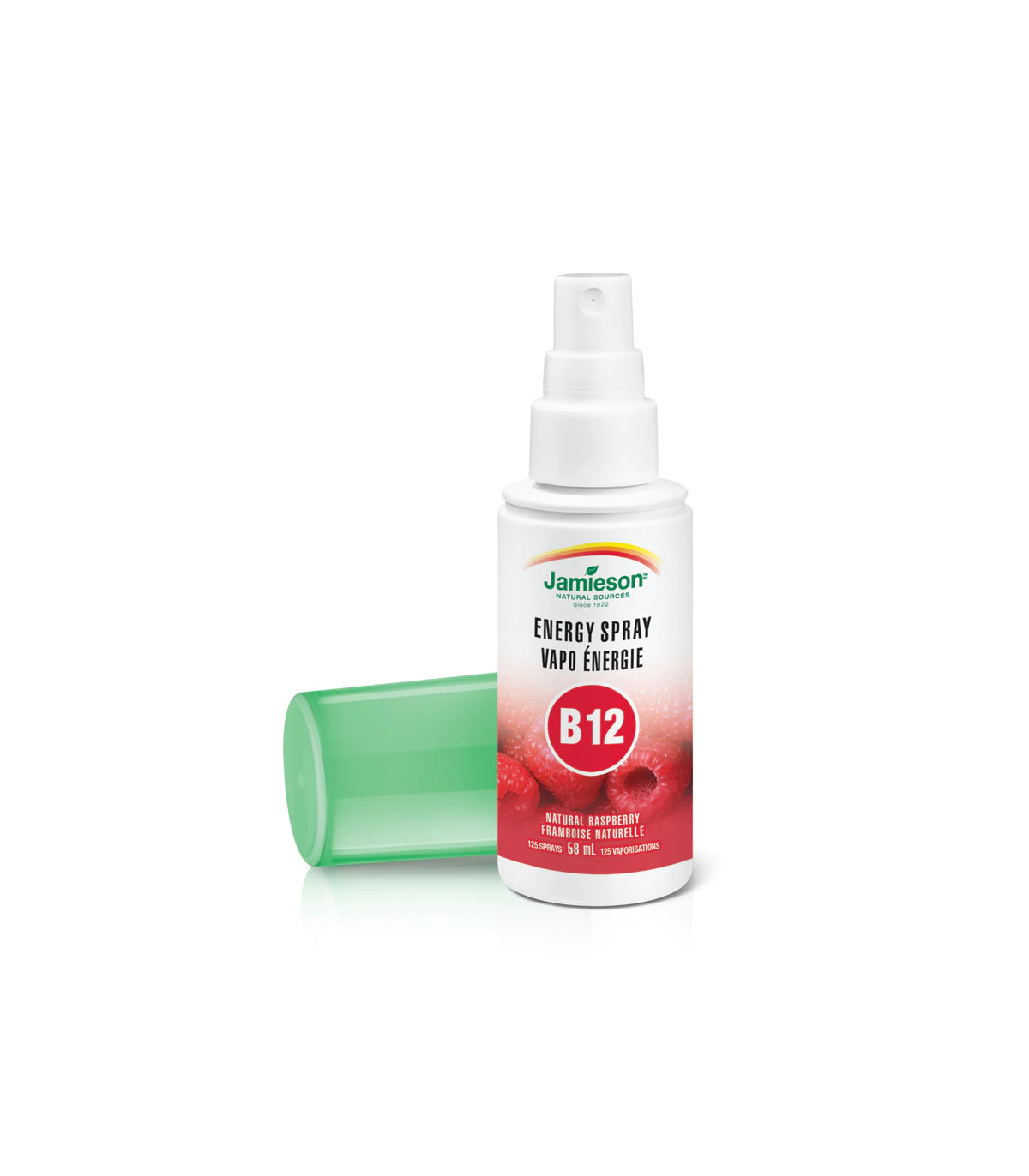 Vitamin B12 Energy Spray Natural Raspberry 58 ml | Safest & Easiest Shopping Vitamins Online | VITASHOP