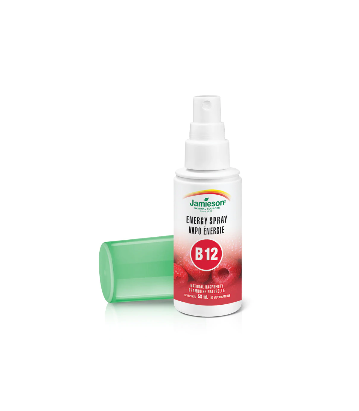 Vitamin B12 Energy Spray Natural Raspberry 58 ml | Safest & Easiest Shopping Vitamins Online | VITASHOP