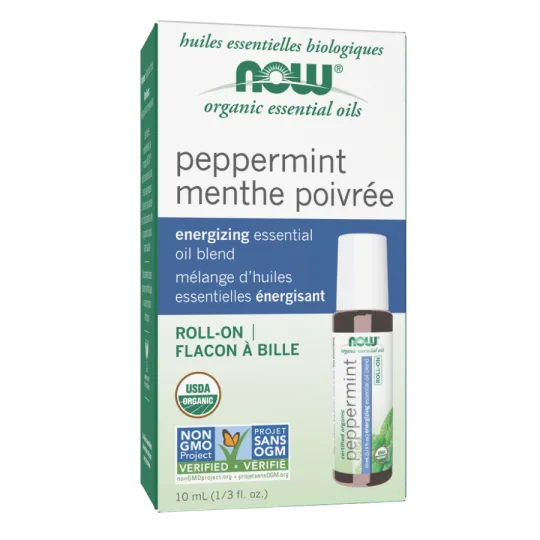 NOW Foods 나우 푸드 유기농 페퍼민트 EO 롤온, 10mL | 매일 업데이트되는 특가 상품 | VITASHOP