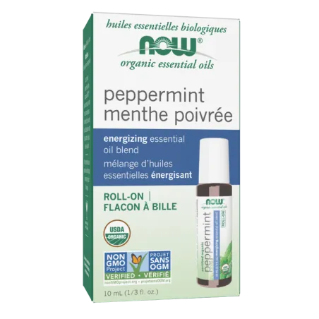 NOW Foods 나우 푸드 유기농 페퍼민트 EO 롤온, 10mL | 매일 업데이트되는 특가 상품 | VITASHOP