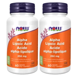 NOW Foods [2 FOR DEAL] Alpha Lipoic Acid 250 mg, 60 Capsules | Unbeatable Prices, Daily Deals | VITASHOP