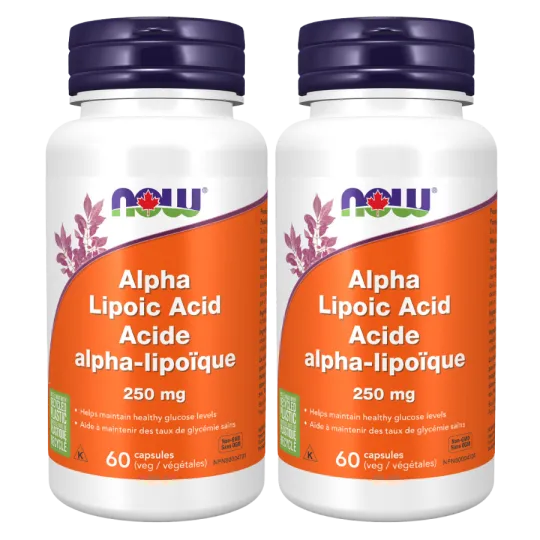 NOW Foods [2 FOR DEAL] Alpha Lipoic Acid 250 mg, 60 Capsules | Unbeatable Prices, Daily Deals | VITASHOP