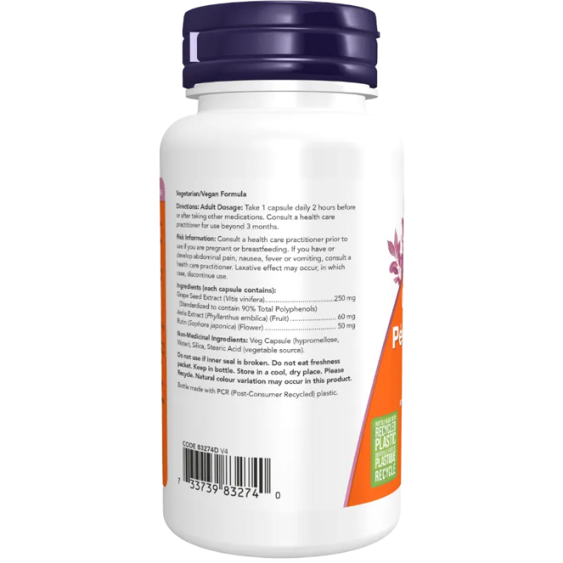 Extrait de pépins de raisin 250 mg, 90 gélules végétales | Safest & Easiest Shopping Vitamins Online | VITASHOP