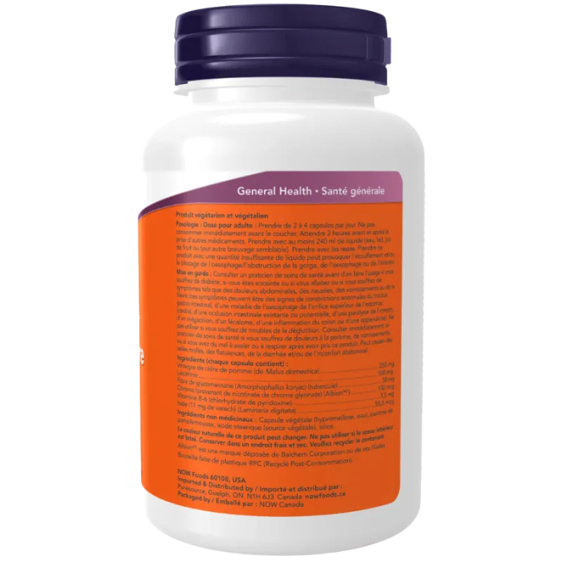 Facteurs de régime de vinaigre de cidre, 180 capsules | Safest & Easiest Shopping Vitamins Online | VITASHOP