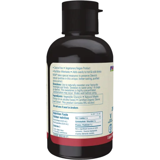 Stevia Liquid Extract (Maple) 60mL | Safest & Easiest Shopping Vitamins Online | VITASHOP