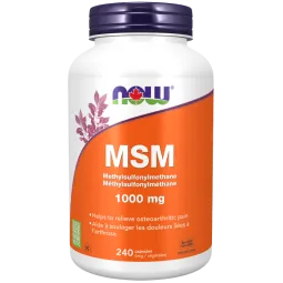 NOW Foods MSM 1000 mg, 240 Capsules | 每天不同折扣, 全网最低价格 | 种类齐全的保健品店铺 VITASHOP, 只有你想不到, 没有你买不到 !
