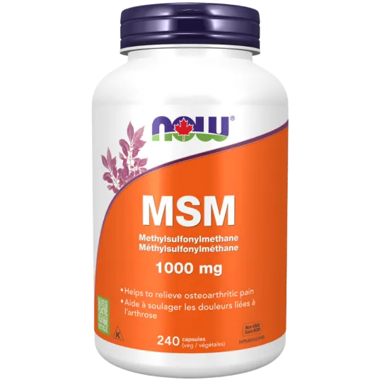 NOW Foods MSM 1000 mg, 240 Capsules | 每天不同折扣, 全网最低价格 | 种类齐全的保健品店铺 VITASHOP, 只有你想不到, 没有你买不到 !